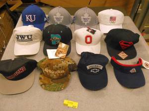 12 baseball hatscaps