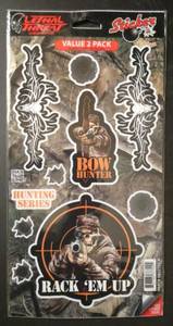 Lot of 10 camo hunter stickers