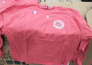 4 adult 2XL Red Showdown in TX  long sleeve tshirts