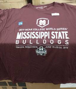4 adult MS State Bulldogs tshirts - 2 size XL and 2 size 2XL