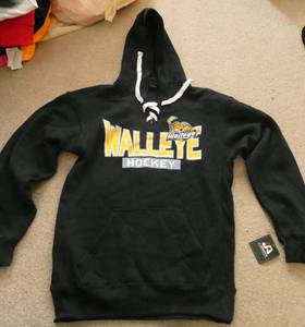 Nice hockey hoodie size Medium - has some speckles on the logo, cant tell for sure if it is supposed to be that way or not