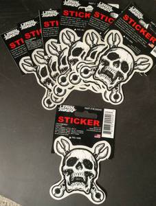Lot of 30 skull stickers