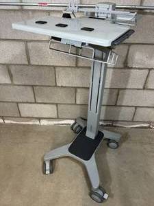 MSRP $1800 Ergotron Neo-Flex SINGLE MOUNT WIDE VIEW MONITOR HEIGHT ADJUSTABLE Work Space Cart - EXCELLENT CONDITION