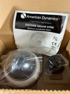 New In Open Box American Dynamics Discover Indoor Mini-Dome Camera