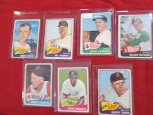5. 1965 Topps Baseball Cards...