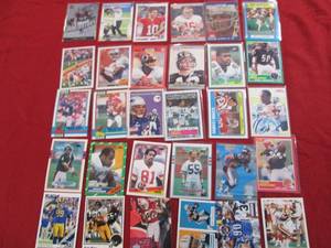 6. 30 Football Star Cards...