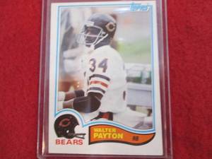 24. 1982 Topps Walter Payton Card...