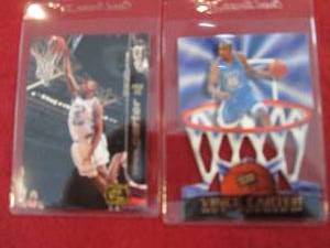 32. 2 Vince Carter Rookie Cards...