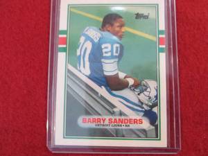 43. 1989 Topps Barry Sanders Rookie...
