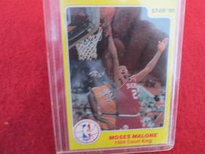 119. 1986 Star Moses Malone Card...