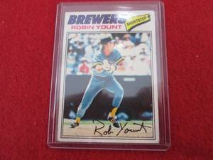 127. 1977 Topps Robin Yount Card...