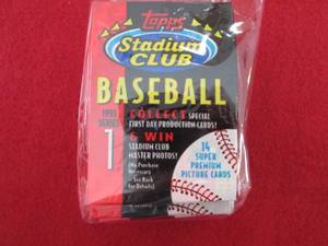 165. 8 1993 Stadium Club Series 1 B...