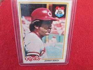 169. 1978 Topps Johnny Bench Card...