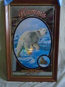NOS 1993 Hamms Polar Bear. 3rd in bear series. 15 x 24. As shown.