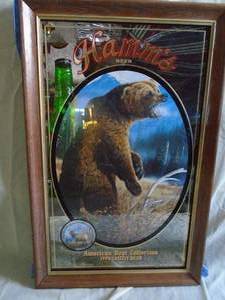 NOS 1993 Hamms Grizzly Bear. 4th in bear series. 15 x 24. As shown.