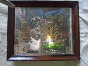 1979 Lite Beer wood framed mirror. 15 x 18. As shown.