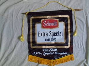 NOS Schmidt Extra Special banner. 14 x 18. As shown.