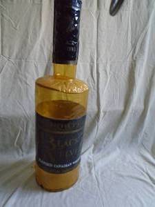 Black Velvet inflatable bottle. 27 x 8. Doesnt leak. As shown.