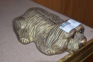 lot 53 image: Vintage Dog piggy bank