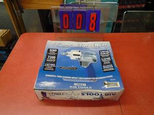Eagle 12 air impact wrench. 550 ft lbs. New in box. As shown.