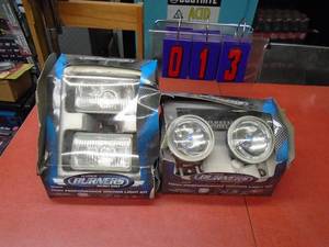 2 sets of Burner auto driving lights. New in box. As shown.