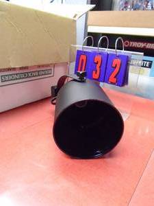 New case of 6 110 volt track light fixtures. Black. As shown.