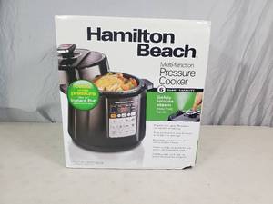 lot 4 image: New Hamilton Beach Pressure Cooker  Insta Pot