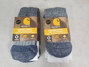 lot 22 image: 4 New Pair of Carhartt Steel Toe Socks