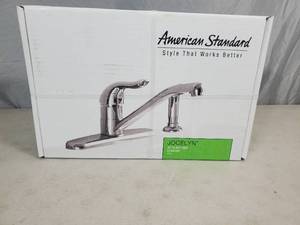 lot 25 image: New American Standard Kitchen Faucet and Sprayer