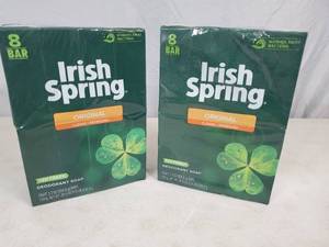lot 28 image: 2 New 8 Packs of Irish Spring Bar Soap