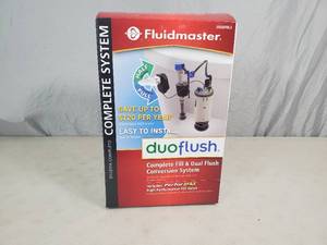 lot 43 image: New Fluidmaster Duo Flush