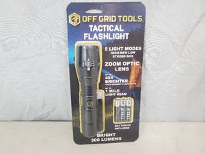 lot 54 image: New Off The Grid Tools Tactical Flashlight
