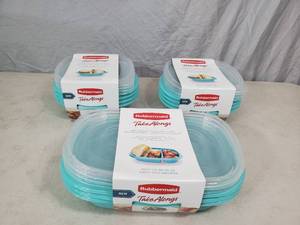 lot 66 image: 3 New Sets of Rubbermaid Take Alongs