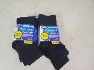 lot 69 image: 8 New Pair of Dr Schools Diabetes and Circulatory Socks for Women