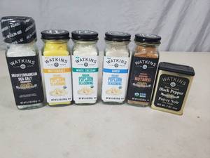 lot 121 image: New Watkins Popcorn Seasonings and More