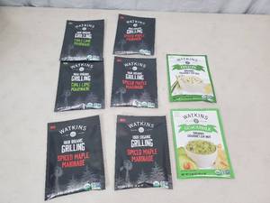 lot 122 image: New Watkins Grilling Marinades and Dip Mixes