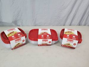 lot 127 image: 3 New Sets of Rubbermaid Take Alongs