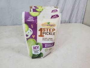 lot 128 image: 5 New Mrs Wages 1 Step Pickle Mix