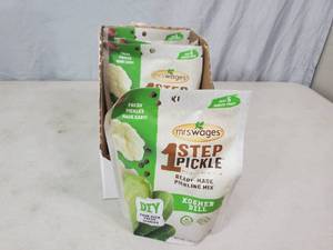lot 129 image: 4 New Mrs Wages 1 Step Pickle Mix