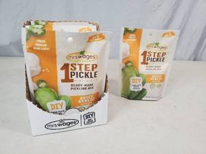 lot 130 image: 6 New Mrs Wages 1 Step Pickle Mix