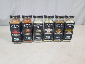 lot 149 image: 6 New Watkins Spices