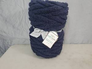 lot 170 image: New Posh Home Embossed Chevron Sherpa Throw