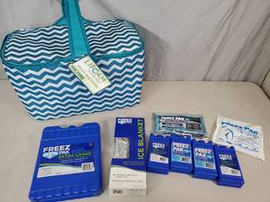lot 184 image: New Picnic Bag Cooler and New Ice Packs