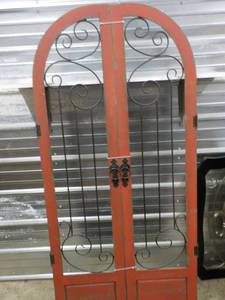 lot 82 image: 2 - 16 x 70 Wood and Metal Doors o...