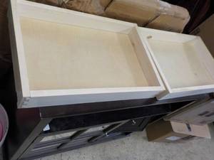 lot 110 image: 2 Birch DrawerTrays 21 x 14 x 3...
