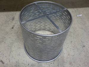 lot 152 image: Metal End Table 18 Diameter- needs...
