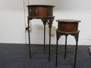 lot 158 image: 2 Small Stands 17 and 22 missing...
