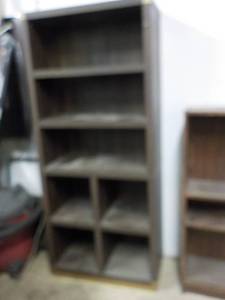 lot 175 image: Wood Book Case 31 x 16 x 72...