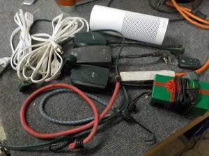 lot 194 image: Extension Cords and Bungee cords an...