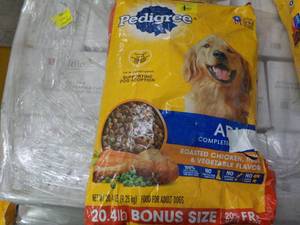 lot 204 image: Pedigree Adult Dog Food 20.4 lb. b...